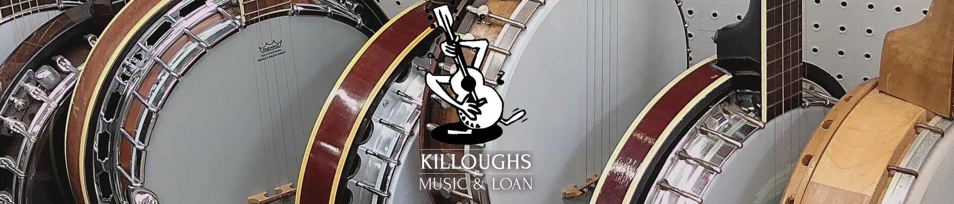 Images from Killough's Music and Loan store
