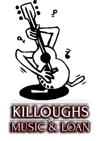 Killoughs Music and Loan guitar logo